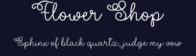 Flower Shop by Misti's Fonts — Script Handwritten Font — thumbnail 2