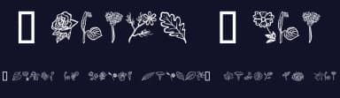 Flower Show by Fraternet — Dingbats Font — thumbnail 2