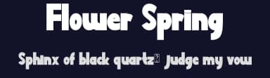 Flower Spring by Yoga Letter — Sans Serif Font — thumbnail 2