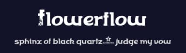 Flowerflow by Billy Argel Fonts ® — Sans Serif Font — thumbnail 2