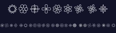 Flowers ST by Southype — Dingbats Font — thumbnail 2