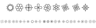 Flowers ST by Southype — Dingbats Font — thumbnail 1