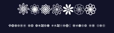 Flowery by Letterayu — Dingbats Font — thumbnail 2