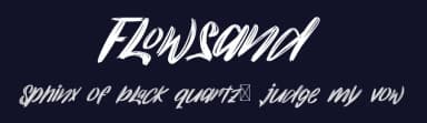 Flowsand by NihStudio — Script Handwritten Font — thumbnail 2