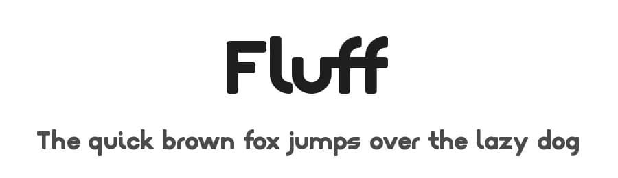 Fluff by Fluff Studio — Sans Serif Font