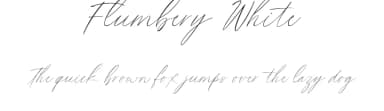 Flumbery White by Letterhend Studio — Script Handwritten Font — thumbnail 1