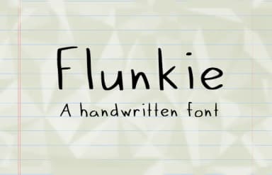 Flunkie Font by Marlee Pagels — Script Handwritten Font — thumbnail 1