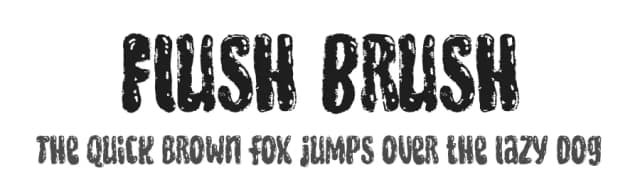 Flush Brush by Eko Bimantara — Script Handwritten Font