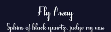 Fly Away by Hardiboy Design — Script Handwritten Font — thumbnail 2