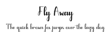 Fly Away by Hardiboy Design — Script Handwritten Font — thumbnail 1