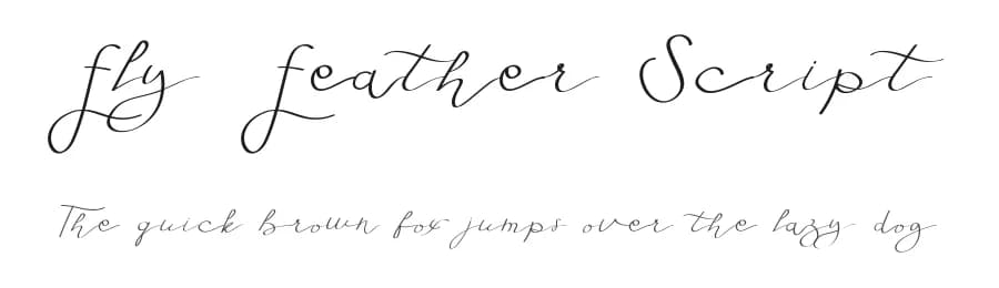 Fly Feather Script by Edric Studio — Script Handwritten Font