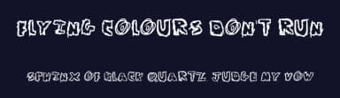 Flying Colours Don't Run by Scarlett — Script Handwritten Font — thumbnail 2