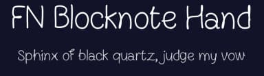FN Blocknote Hand by Friendly Fonts — Script Handwritten Font — thumbnail 2