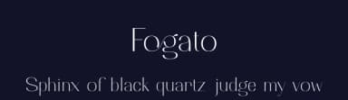 Fogato by Toko Laris Djaja — Sans Serif Font — thumbnail 2