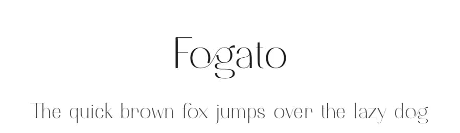 Fogato by Toko Laris Djaja — Sans Serif Font