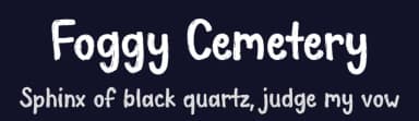 Foggy Cemetery by Misti's Fonts — Script Handwritten Font — thumbnail 2