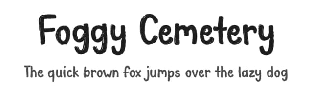 Foggy Cemetery by Misti's Fonts — Script Handwritten Font