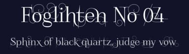 Foglihten No 04 by gluk — Sans Serif Font — thumbnail 2