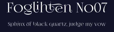 Foglihten No07 by gluk — Serif Font — thumbnail 2