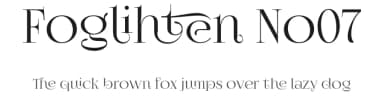 Foglihten No07 by gluk — Serif Font — thumbnail 1
