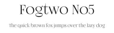Fogtwo No5 by gluk — Serif Font — thumbnail 1