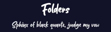 Folders by Weape Studio — Script Handwritten Font — thumbnail 2