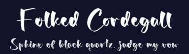 Folked Cordegall by Letterena Studios — Script Handwritten Font — thumbnail 2