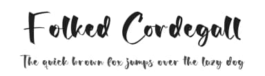 Folked Cordegall by Letterena Studios — Script Handwritten Font — thumbnail 1