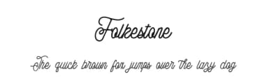 Folkestone by Asep Rendi — Script Handwritten Font — thumbnail 1