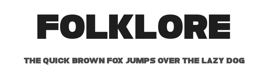Folklore by Chequered Ink — Sans Serif Font