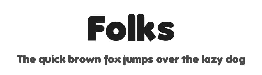 Folks by Manfred Klein — Sans Serif Font