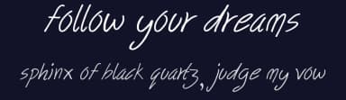 Follow your dreams by JSH creates — Script Handwritten Font — thumbnail 2