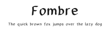 Fombre by James Hamelton Jr — Script Handwritten Font — thumbnail 1