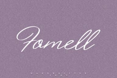 Fomell Font by Katie Holland — Script Handwritten Font — thumbnail 1