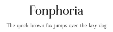 Fonphoria by Storytype Studio — Serif Font — thumbnail 1