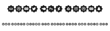Font 120 Icons by elharrak — Dingbats Font — thumbnail 1