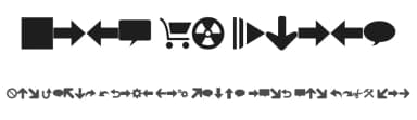 Font 90 Icons by elharrak — Dingbats Font — thumbnail 1
