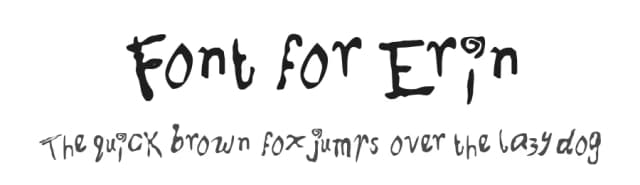 Font for Erin by Utopia — Script Handwritten Font