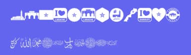 Font Larache Color by elharrak — Dingbats Font — thumbnail 3