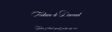 Fontaine de Diamant by Cat.B — Script Handwritten Font — thumbnail 2
