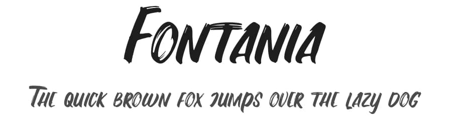 Fontania by Ardyana Types — Script Handwritten Font