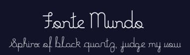 Fonte Mundo by Cão Fila Lettering — Script Handwritten Font — thumbnail 2