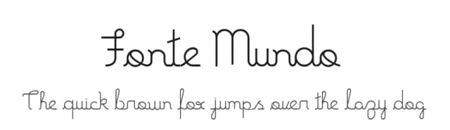 Fonte Mundo by Cão Fila Lettering — Script Handwritten Font