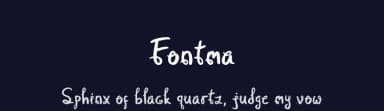 Fontma by Ni Luh Purnamawati — Script Handwritten Font — thumbnail 2