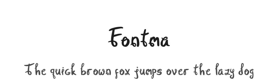 Fontma by Ni Luh Purnamawati — Script Handwritten Font
