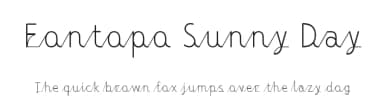 Fontopo Sunny Day by Yoshihisa Nakai — Script Handwritten Font — thumbnail 1