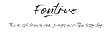 Fontrue by Khurasan — Script Handwritten Font — thumbnail 1