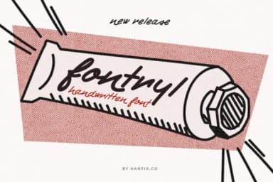 Fontryl Font by nantia — Script Handwritten Font — thumbnail 1