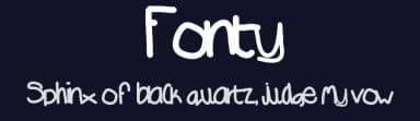 Fonty by Des Gomez — Script Handwritten Font — thumbnail 2