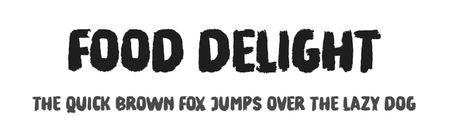 Food Delight by Fikryal studio — Script Handwritten Font